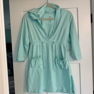 Eddie Bauer Light Blue Women's Swim Coverup